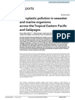 Microplastic Pollution in Seawater and Marine Organisms Across The Tropical Eastern Pacific and Galápagos