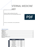 UPDATED SMLE Internal Medicine Summary