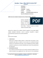 Demanda de Exoneración Alimentos y Medida Cautelar