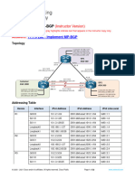 11.1.3 Lab - Implement MP-BGP - ITExamAnswers