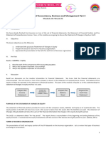 SPECIALIZED FABM2 Module 05 Week 05 - Statement of Changes in Equity