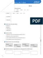 Ficha Matemáticas Primaria