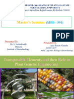 Master's Seminar: College of Agriculture, Rajendranagar, Hyderabad-500030