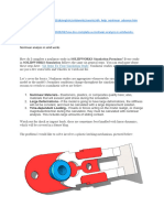 Nonlinear Analysis in Solid Works