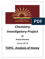 Chemistry Investigatory Project