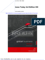 Dwnload Full Global Business Today 3rd Edition Hill Test Bank PDF