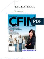 Dwnload Full Cfin 3 3rd Edition Besley Solutions Manual PDF