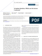 Bone Regeneration in Implant Dentistry Which Are T