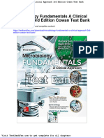 Dwnload Full Microbiology Fundamentals A Clinical Approach 3rd Edition Cowan Test Bank PDF