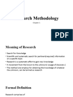 Research Methodology