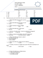 First Periodical Test 2022 2023