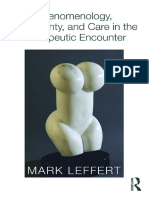 Phenomenology, Uncertainty, and Care in The Therapeutic Encounter (Mark Leffert)