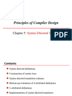 Chapter 5 Syntax-Directed Translation