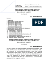 Andhra Pradesh Mandala Praja Parishads, Zilla Praja Parishads Amd Zilla Pranalika, Abhivrudhi Mandals (Amendment) Act, 1987