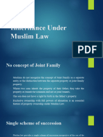 Inheritance Under Muslim Law