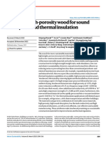 INSULWOOD - A Scalable High-Porosity Wood For Sound