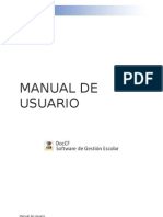 DocCF 2.1 Software de Gestión Escolar