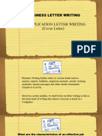 Job Application Letter Writing