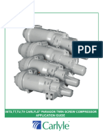 06Ts, TT, Tu, TV Carlyle Paragon Twin Screw Compressor Application Guide