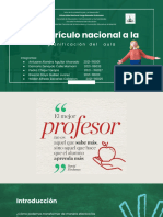 VI. Del Currículo Nacional A La Planificación de Aula