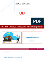 3b. - Credit Risk in Banking