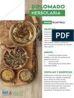 Diplomado en Herbolaria