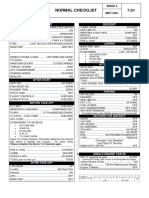 Aer Lingus A321 Normal Checklist