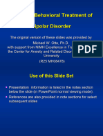 CBT For Bipolar Disorder-Set Available For Teaching