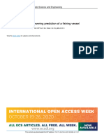 Ship Resistance and Powering Prediction of A Fishing Vessel
