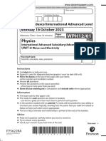 Physics Unit 2 Oct 2023