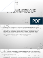 Hypotheses Formulation RM TNB Notes 14.1.24