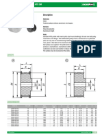 Datasheet 18238 Toothed Pulleys Profile HTD 5M - en