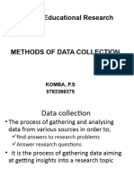 Lecture 7 Data Collection