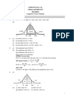 (MAA 4.11) NORMAL DISTRIBUTION - Solutions