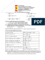 Mathematics 1 Tutorial 5