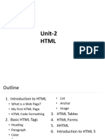 Unit 2 HTML