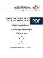 Rapport de Stage Gygy 5eme Annee Med