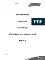 Paper 2 - Specimen - Mark Scheme - SL and HL