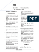 Solucionario 3° Evaluación Pre Selección 5 - 2024