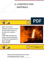 Lesson 4. Steel Construction Materials