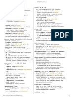 REGEX Cheat Sheet