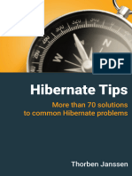 Hibernate Tips - More Than 70 Solutions To Common Hibernate Problems