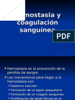 Hemostasia y Coagulación Sanguínea