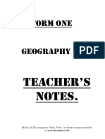 ZIMSEC Geography Notes Form 1