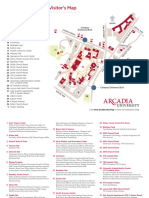 Arcadia University Visitors Campus Map