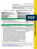 Manulife Income Series Asian Balanced Fund - Product Highlight Sheet