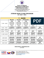 Schedule With Catch-Up Friday..