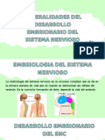 Generalidades Del Desarrollo Embrionario Del Sistema Nervioso