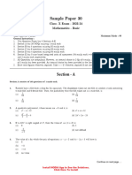 SP Maths Basic 30 Unsolved