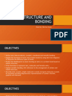 STRUCTURE AND BONDING PowerPoint For Fourth Form.